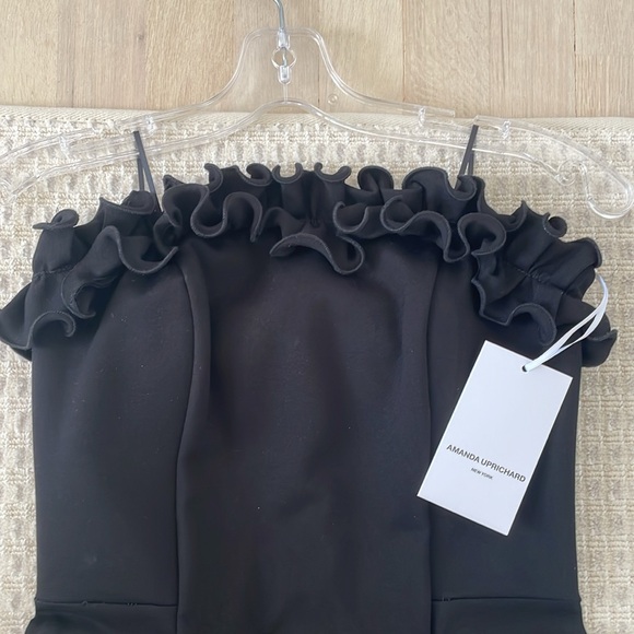 Amanda Uprichard Black Mini Dress NWT - Picture 2 of 4